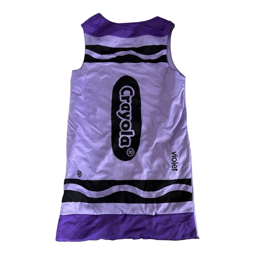 Rasta Imposta Crayola Crayon Violet Purple Costume Adult One Size Dress 2013
